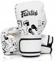 Fairtex Rękawice Bokserskie BGV14 Street Art Graffiti Białe 10oz