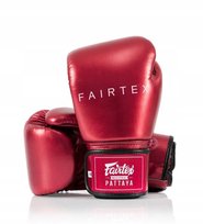 Fairtex Rękawice Bokserskie BGV22 Metalic Czerwone 12oz
