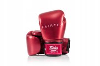 Fairtex Rękawice Bokserskie BGV22 Metalic Czerwone 14oz
