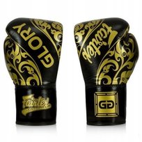 Fairtex Rękawice Bokserskie ze skóry naturalnej BGLG2 Czarne 12oz