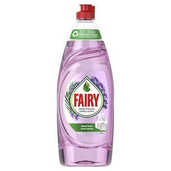 Fairy Naturals Płyn do mycia naczyń z naturalnym w 100% zapachem lawendy i rozmarynu, 650 ml - Fairy