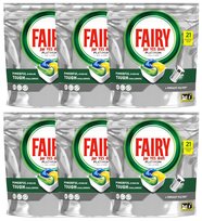 Fairy Platinum All in One Kapsułki do zmywarki 6 x 21 szt.