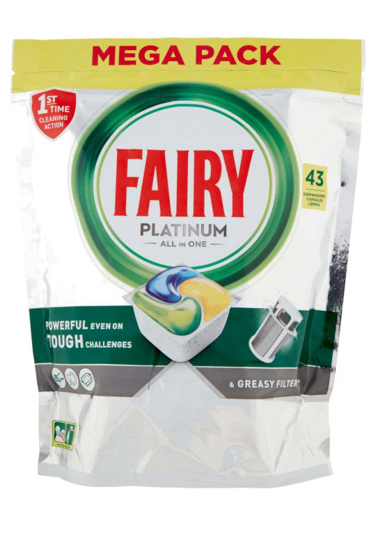 Fairy Platinum Lemon Tabletki do Zmywarki 43 szt [BE] Fairy/Dreft/Yes/Jar/Joy/Cascade Sklep