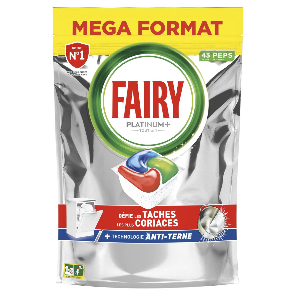 Fairy platinum plus 43 szt. Fairy/Dreft/Yes/Jar/Joy/Cascade Sklep