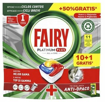 Fairy Platinum Plus All In One Kapsułki Do Zmywarki Lemon 11 Sztuk - Fairy