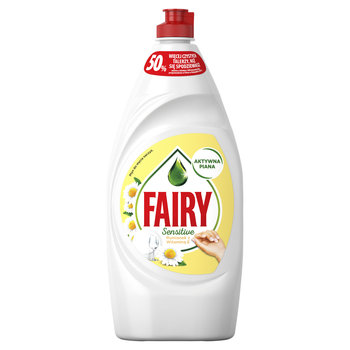 Fairy, płyn do mycia naczyń, Rumianek z witaminą E, 900 ml - Fairy