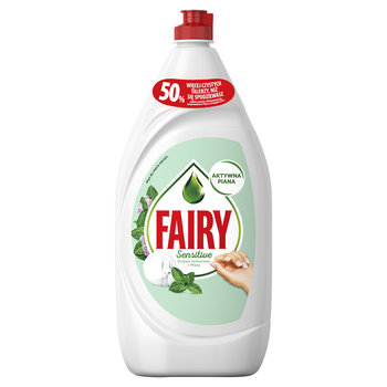 Fairy, Sensitive, Teatree & Mint, płyn do mycia naczyń, 1.35 l - Fairy