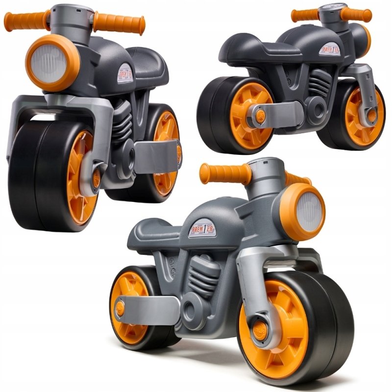 FALK Falk Jeździk Biegowy Ciche Koła Motor Prem1Er Retro Czarny 12M+