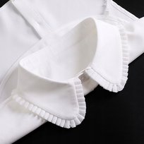 fałszywa KOSZULA damska gładka BIALY KOLNIERZYK z zapięciem elegancki Inna marka