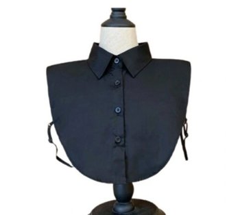 Fałszywa koszula kołnierz z zapięciem CZARNY kołnierz Szpic - Inna marka