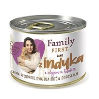 FamilyFirst Danie z indykiem Adult 200g