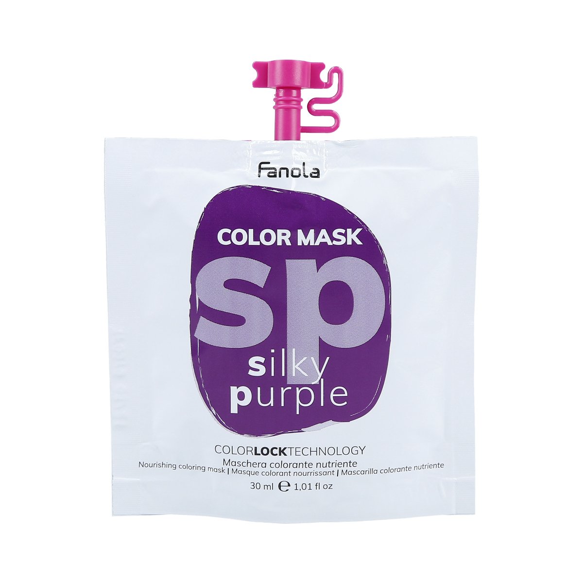 Zdjęcia - Szampon FANOLA, COLOR, Maska koloryzująca do włosów Silky Purple, 30 ml