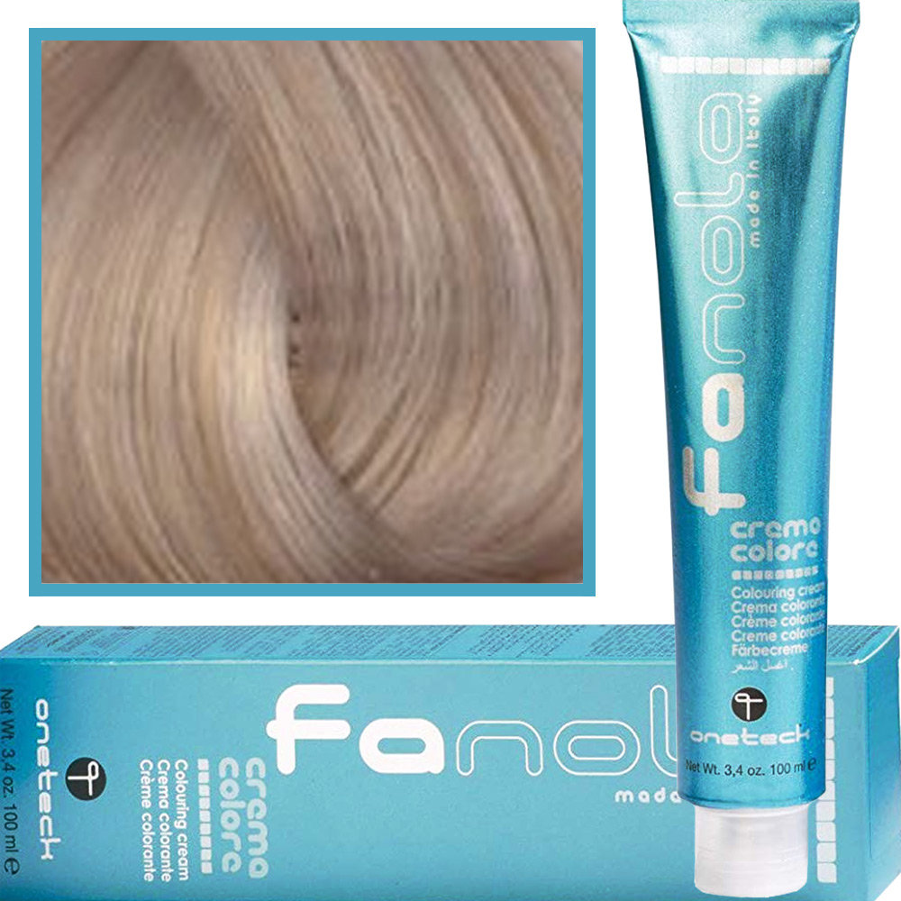 Фото - Фарба для волосся Fanola, Crema Colore, farba do włosów 12,7 Super Platynowy Blond Irys Extr