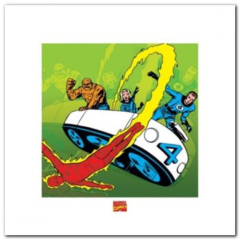 Fantastic Four plakat obraz 40x40cm - Wizard+Genius