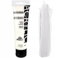 Farba Akrylowa Biała Tytanowa Artystyczna Phoenix 104 Titanium White 100ml