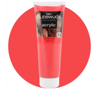 Farba Akrylowa Czerwona 250 Ml Van Bleiswijck - Inna marka