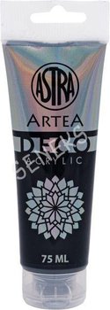 farba akrylowa deco artea 75 ml tuba czarny - ASTRA art-pap