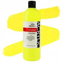 Farba Akrylowa Fluorescencyjna Żółta Phoenix 152 Fluorescent Yellow 500ml