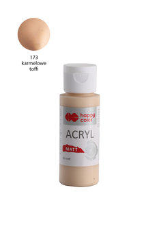 Farba akrylowa Matt, karmelowe toffi, 60 ml - Happy Color