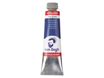 Farba akrylowa, niebieski ftalowy, 40 ml