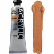 Farba Akrylowa Phoenix Artist 201 Flesh Tint 60 ml – Profesjonalna Farba Artystyczna, Kryjąca, Szybkoschnąca do Malowania Portretów i Postaci