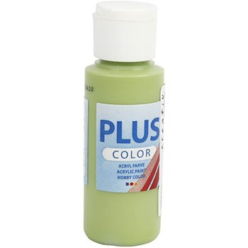 Farba akrylowa, Plus Color, zieleń liści, 60 ml - Creativ Company