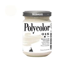 Farba akrylowa POLYCOLOR Maimeri 140ml   018 Titanium White