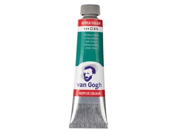 Farba akrylowa, Van Gogh, zielony ftalowy, 40 ml