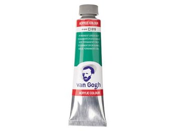 Farba akrylowa, Van Gogh, zielony permanentny, ciemny, 40 ml