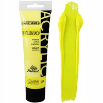 Farba Akrylowa Żółta Cytrynowa Artystyczna Phoenix 215 Lemon Yellow 100ml