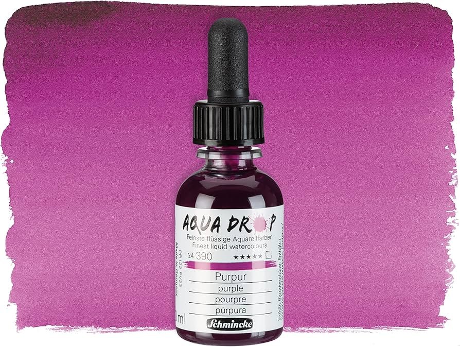 Marka Drop Farba akwarelowa Schmincke Aqua drop fioletowa 30 ml. 390 - Inna marka ...