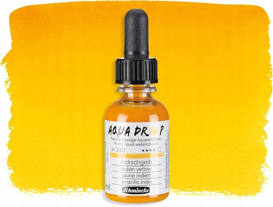 Marka Drop Farba akwarelowa Schmincke Aqua drop Indian yellow 30 ml. 240 - Inna ...