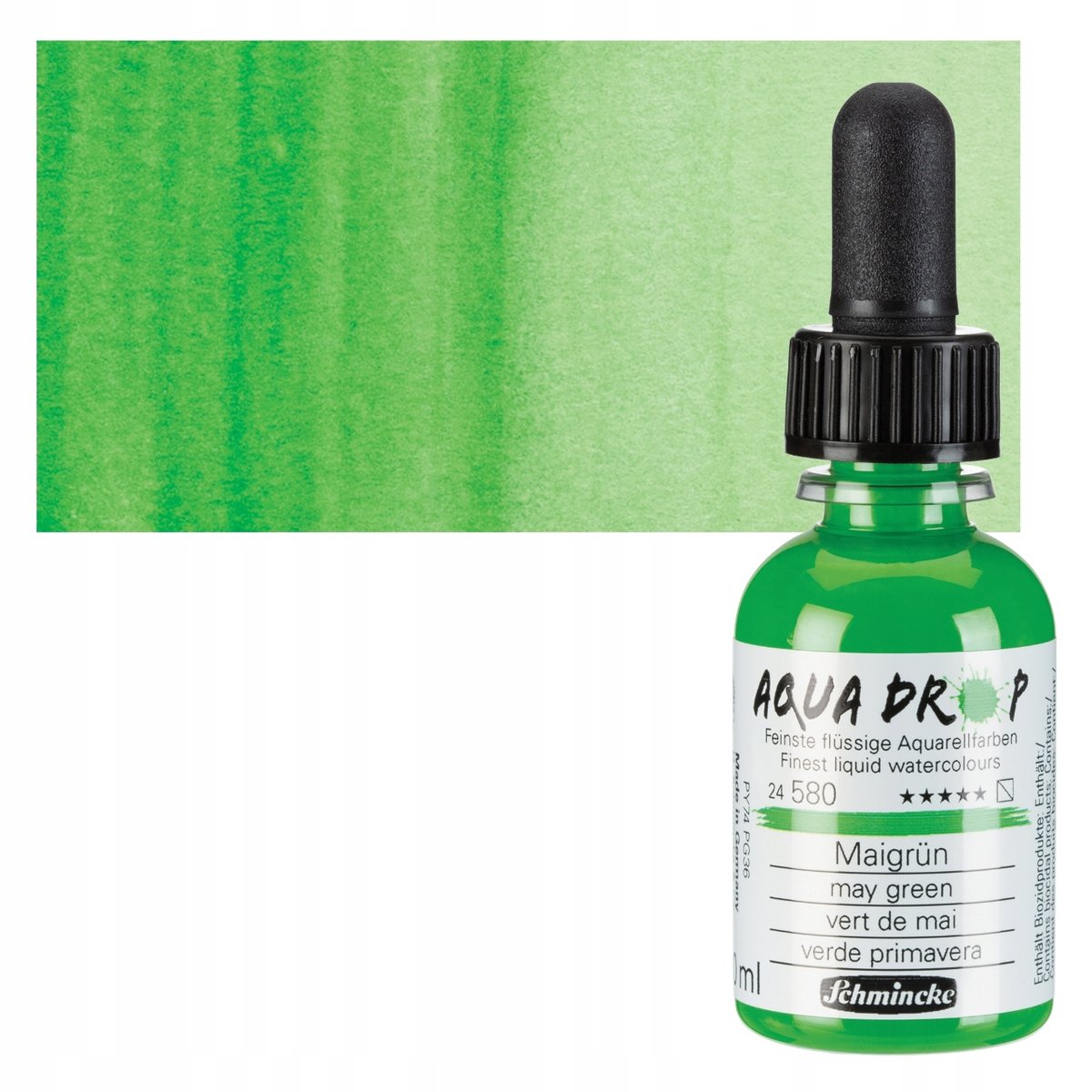 Marka Drop Farba akwarelowa Schmincke Aqua drop może zielony 30 ml. 580 - Inna ...