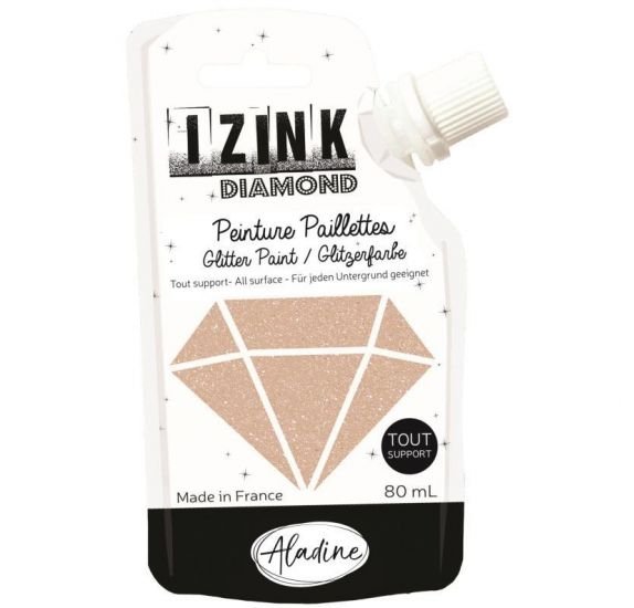 Aladine Farba brokatowa, Miedziano-Złota, 80 ml