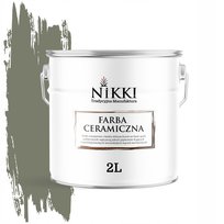 FARBA CERAMICZNA SUFITOWA KOLOR KHAKI CIEMNY H1720 GŁĘBOKI MAT DO ŚCIAN 2L