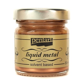 Farba ciekły metal 30 ml Pentart - miedziana - Pentart