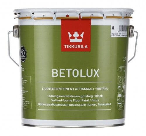 Farba Do Betonu Betolux Floor Paint Baza A 0,9L Tikkurila - Tikkurila ...