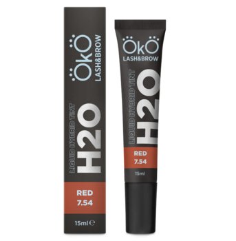 Farba do brwi i rzęs OKO Hybrid Tint H2O 7.54 Red, 15 ml - OKO