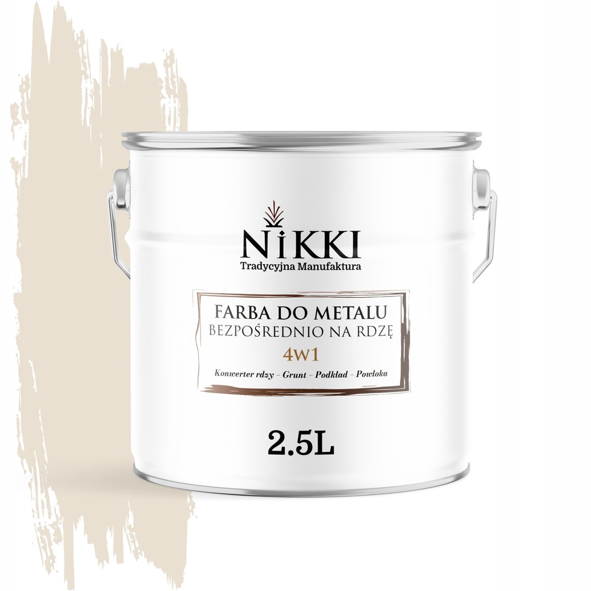 FARBA DO METALU PROSTO NA RDZ 4w1 OCYNK KOLOR KREMOWY RAL 9001 P MAT farba-do-metalu-prosto-na-rdz-4w1-ocynk-kolor-kremowy-ral-9001-p-mat