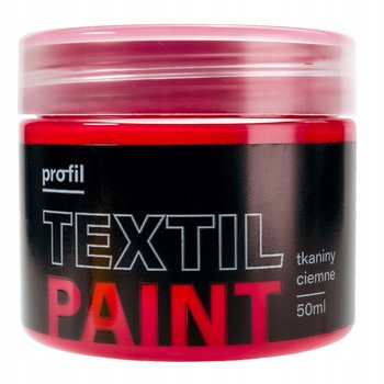 Farba do tkanin ciemnych PROFIL 50ml karmin - PAINT-IT