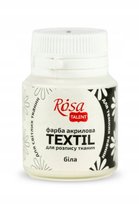 Farba do tkanin Rosa Talent 20ml biała do malowania ubrań