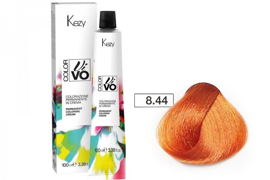 Farba do włosów Kezy Color Vivo 100 ml 8.44 intensywnie miedziany jasny ...