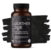 Farba do zamszu, nubuku, aniliny kolor czarny 75ml Leather Expert Leather Dye LE-21-D75BL Inna marka