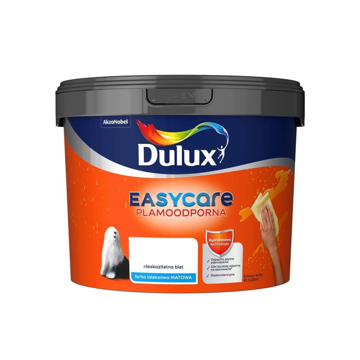 Farba EasyCare Nieskazitelna Biel 9L Dulux - Dulux | Sklep EMPIK.COM