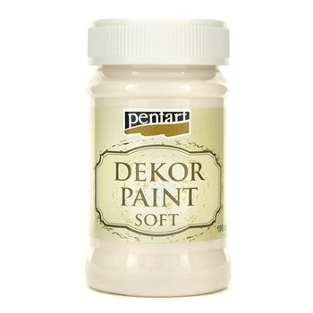Farba kredowa Soft 100 ml - biały krem - Pentart