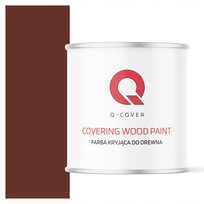 FARBA KRYJĄCA DO DREWNA DRZWI OSB MDF RAL 8012 BRĄZOWY CZERWONY SATYNA 2.5L