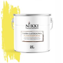 FARBA LATEKSOWA PLAMOODPORNA KOLOR CYTRYNOWY H7276 2L GŁĘBOKI MAT DO ŚCIAN