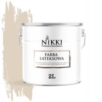 FARBA LATEKSOWA ŚCIENNA KOLOR BEŻOWY JASNY H4164 2L GŁĘBOKI MAT DO ŚCIAN