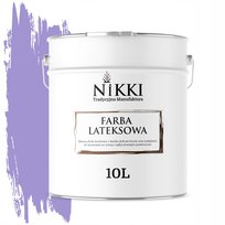 FARBA LATEKSOWA ŚCIENNA KOLOR FIOLETOWY H2733 10L GŁĘBOKI MAT DO ŚCIAN