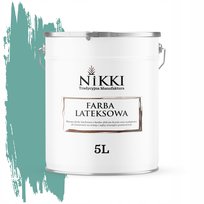 FARBA LATEKSOWA ŚCIENNA KOLOR MIĘTOWY CIEMNY H1533 5L GŁĘBOKI MAT DO ŚCIAN